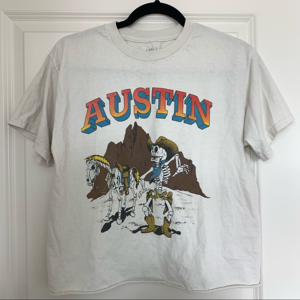 Brandy Melville Aleena Austin skeleton horse top